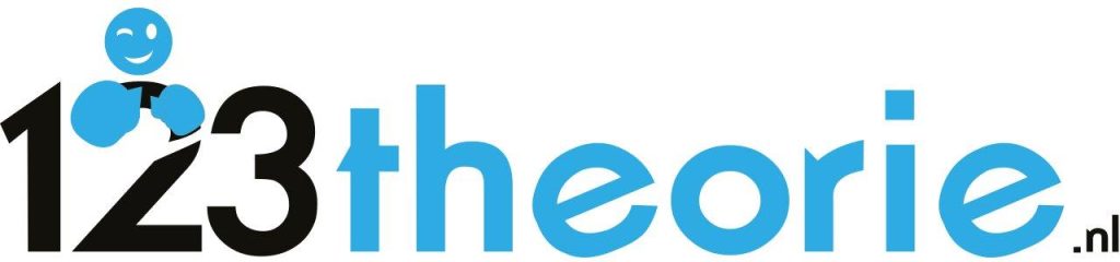 123-theorie logo - Voorbereiding scooter theorie examen met cursus en certificaat